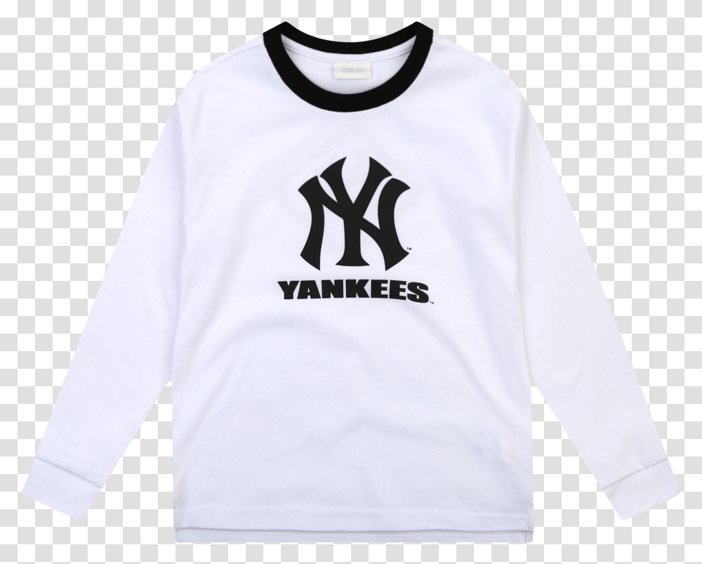 Download New York Yankees Unisex Two Tone Bicolor Logo T New York Yankees, Clothing, Apparel, Long Sleeve, Sweatshirt Transparent Png