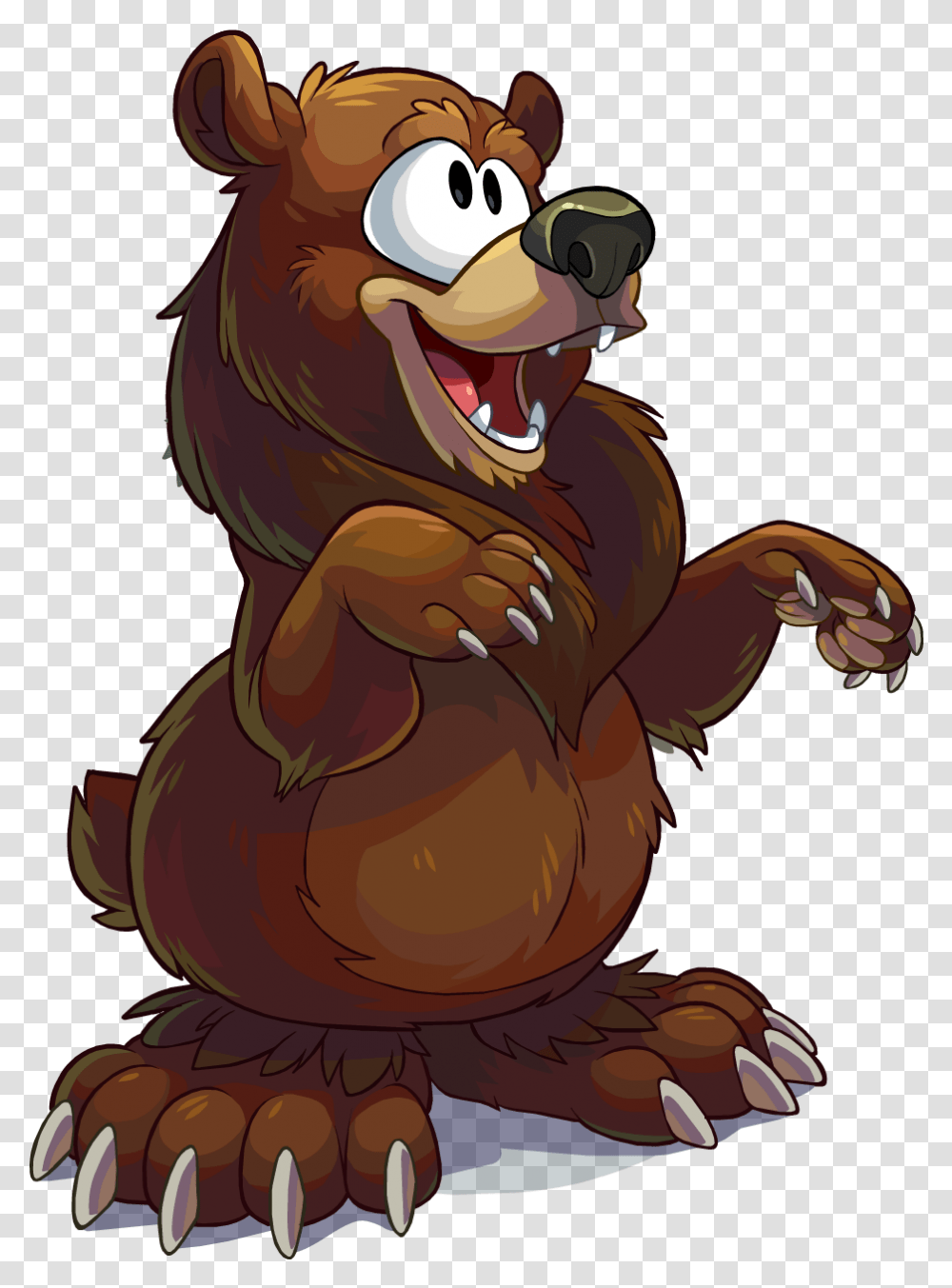 Download Newspaper Issue 444 Brown Bear Club Penguin Bear Club Penguin Brown Bear, Wildlife, Animal, Mammal, Beaver Transparent Png
