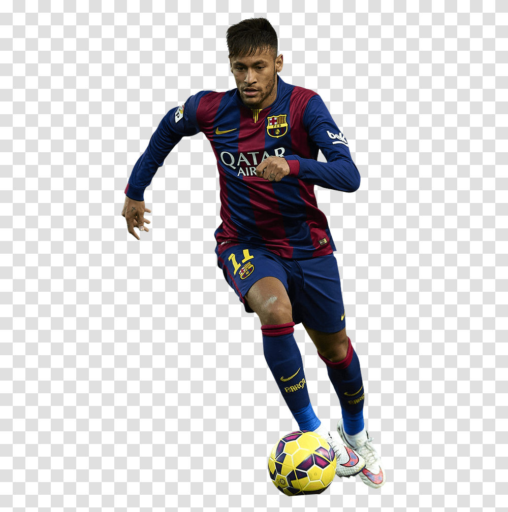 Download Neymar Football Image Neymar Jr No Background, Sphere, Person, Soccer Ball, Team Sport Transparent Png