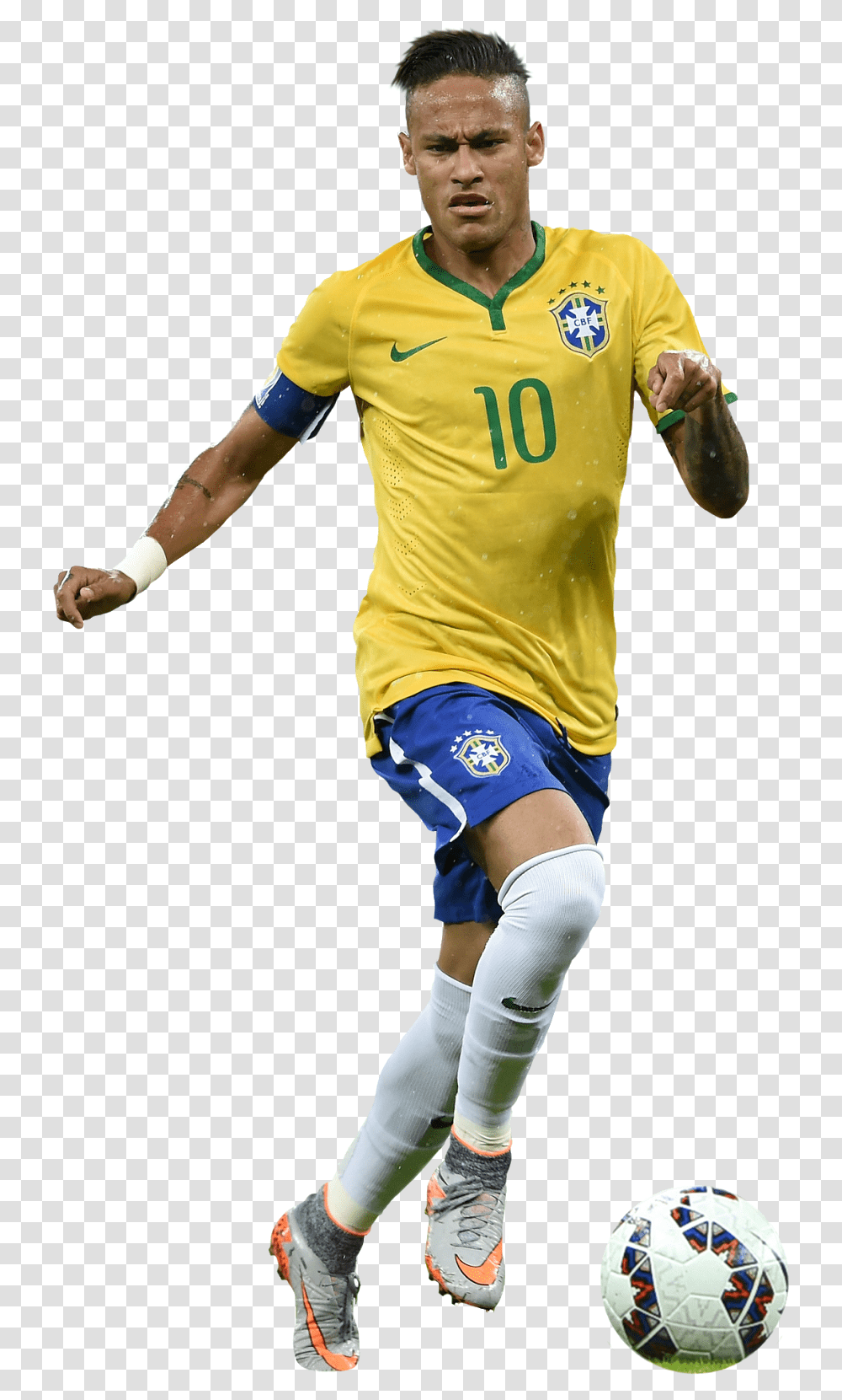 Download Neymar Football Render Neymar Brazil Background, Sphere, Soccer Ball, Team Sport, Person Transparent Png