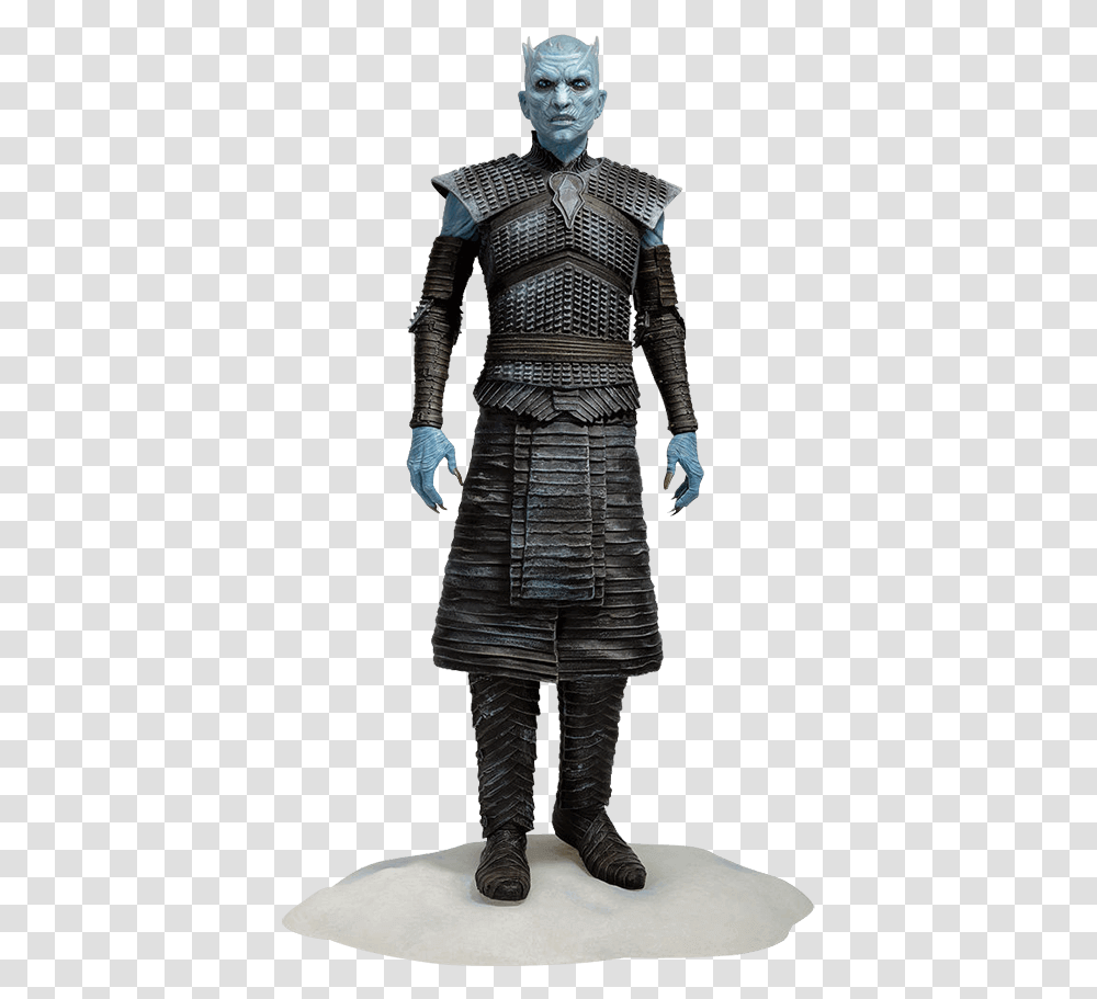 Download Night King Statue Game Of Thrones Full Size Games Of Thrones Figure, Person, Human, Armor, Chain Mail Transparent Png