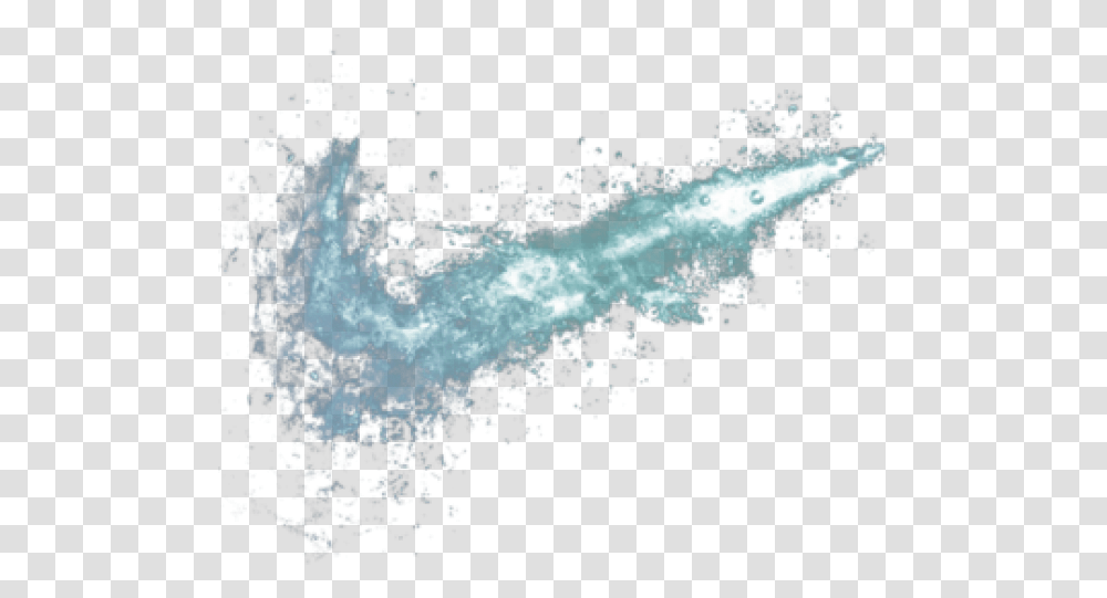 Download Nike Logo Clipart Psd Nike Swoosh In Water, Powder, Flour, Food, Smoke Transparent Png