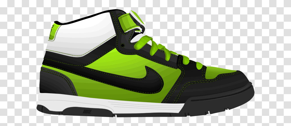 Download Nike Shoes Clipart Nike Shoes Clipart, Apparel, Footwear, Running Shoe Transparent Png