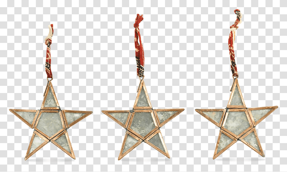 Download Nkuku Sumba Hanging Copper Stars Set Of 3 Star Vector Graphics, Symbol, Star Symbol Transparent Png