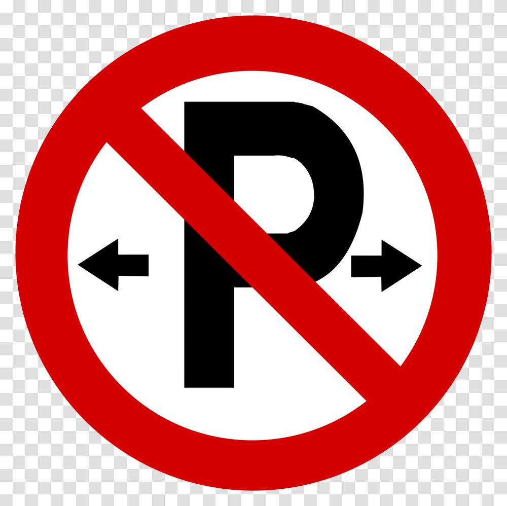 Download No Parking Logo No Parking Sign Print, Symbol, Road Sign, Stopsign Transparent Png