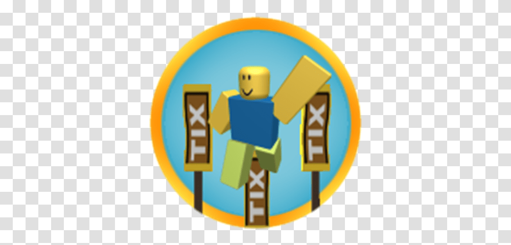 Download Noob Badge Roblox Roblox Image With No Tix Factory Tycoon Mine Flowers Map, Clothing, Robot, Text, Long Sleeve Transparent Png