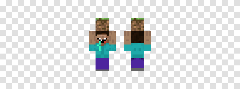 Download Noob Holding A Dirt Block Minecraft Skin For Free, Rug, Super Mario Transparent Png