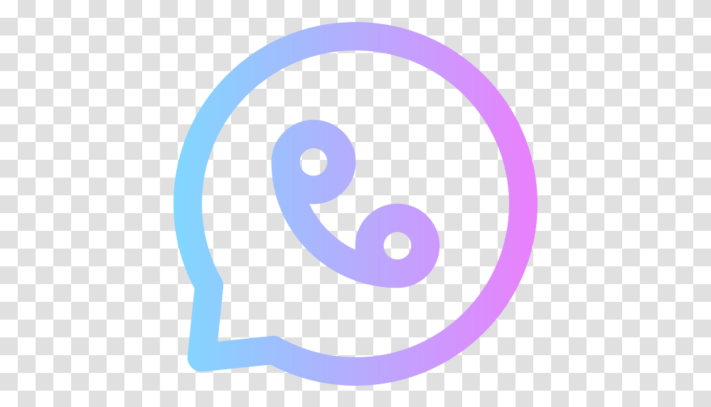 Download Now This Free Icon In Svg Psd Eps Format Or Icon Whatsapp Logo Purple, Pattern, Alphabet, Text, Graphics Transparent Png