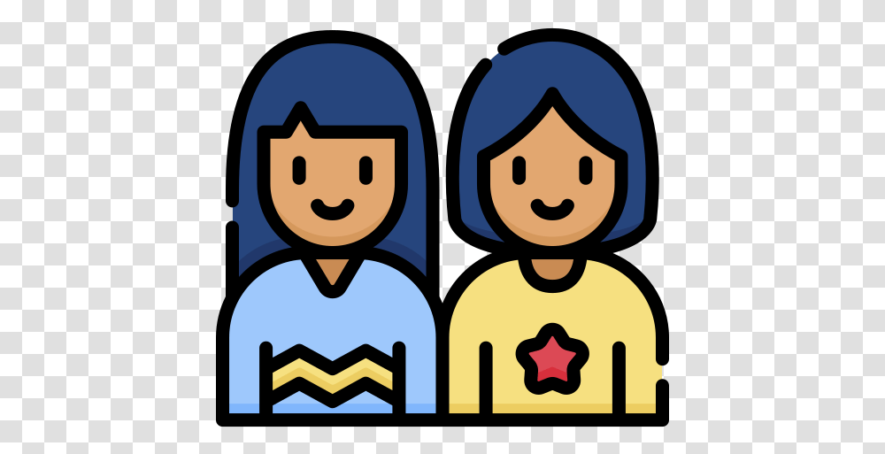 Download Now This Free Icon In Svg Psd Eps Format Or Sister Icon, Face, Text, Crowd, Clothing Transparent Png