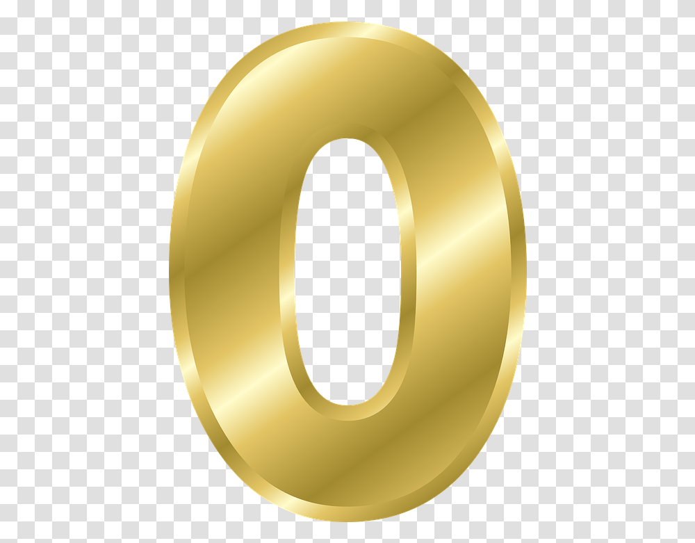 Download Number Number 0 Gold, Symbol, Text Transparent Png