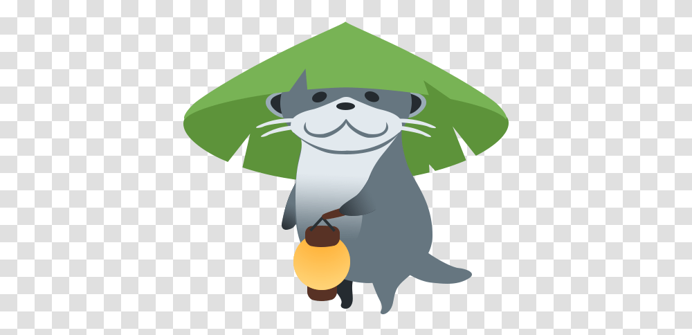 Download Odder Otter Discord Emoji For Exkage I Think He Animated Discord Custom Emojis, Umbrella, Canopy, Coat, Clothing Transparent Png