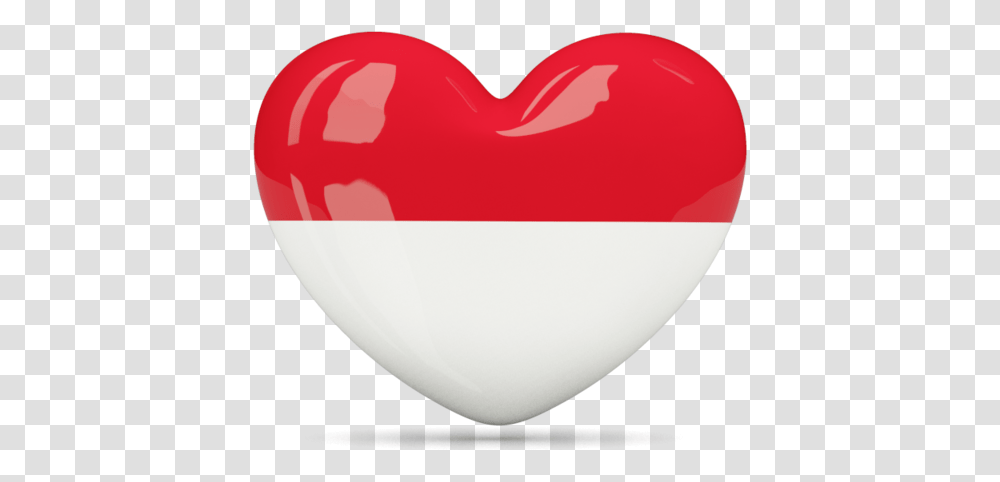 Download Of Flag Indonesia Germany Monaco Free Clipart Hq Indonesia Love Icon, Heart, Female, Pillow, Cushion Transparent Png
