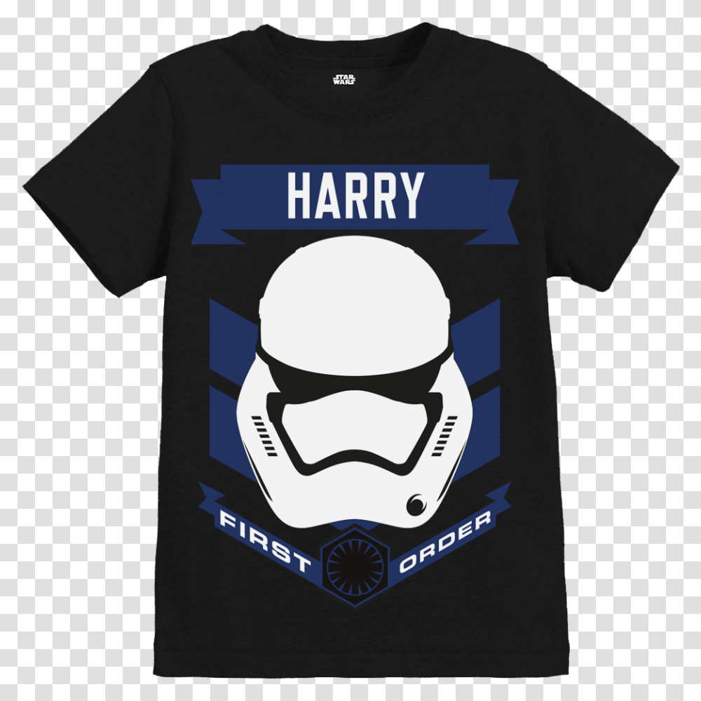 Download Official Boys Star Wars Stormtrooper Helmet Logo, Clothing, Apparel, T-Shirt, Hat Transparent Png