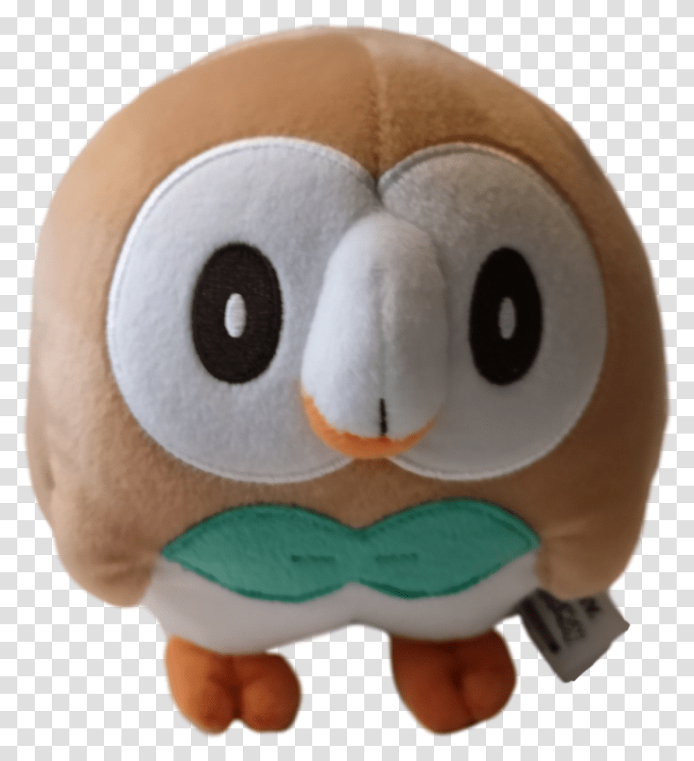 Download Official Pokemon 8 Rowlet Standing Plush Stuffed Soft, Toy, Figurine Transparent Png