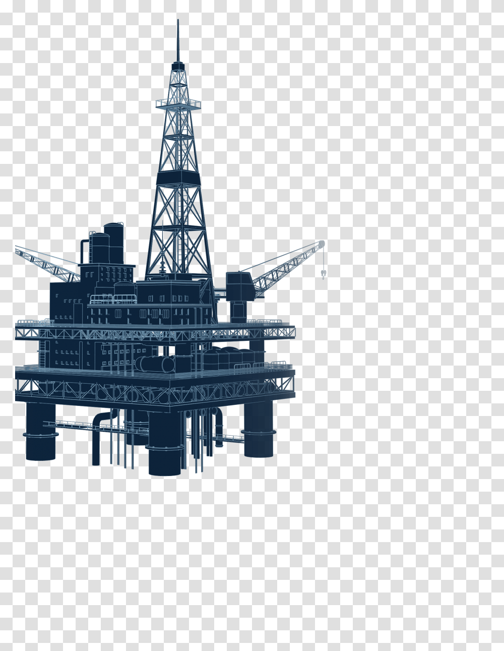 Download Offshore Products Oil Rig Background, Spire, Tower, Architecture, Building Transparent Png