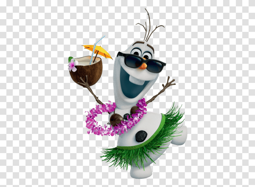 Download Olaf Hawaiian Frozen Clipart Photo Olaf Frozen Background, Plant, Sunglasses, Accessories, Flower Transparent Png