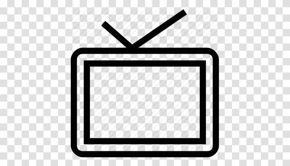Download Old Fashioned Tv Outline Clipart Television Clip Art, Bag, Rug, Briefcase Transparent Png