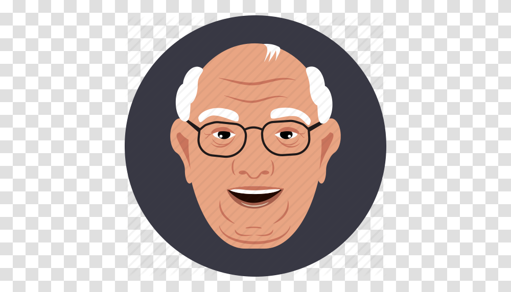 Download Old Man With Glasses Icon Clipart Computer Icons Avatar, Face, Person, Head, Outdoors Transparent Png