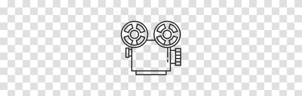 Download Old School Movie Projector Clipart Photographic Film, Alphabet, Rug, Cooktop Transparent Png