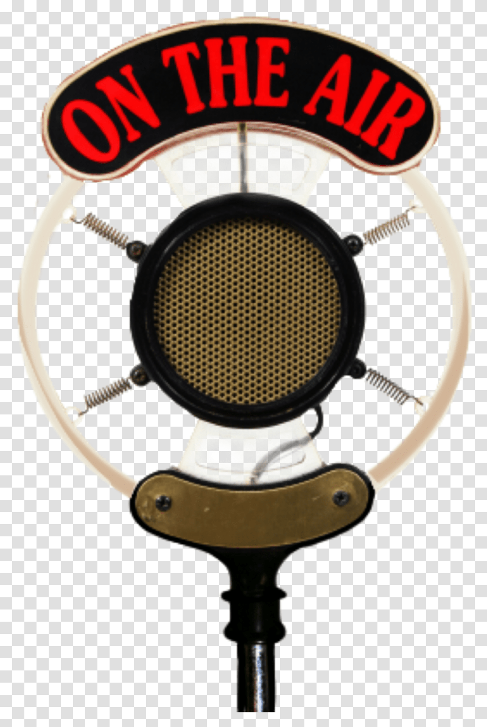 Download Old School Radio Microphone, Electronics, Speaker, Audio Speaker, Steering Wheel Transparent Png