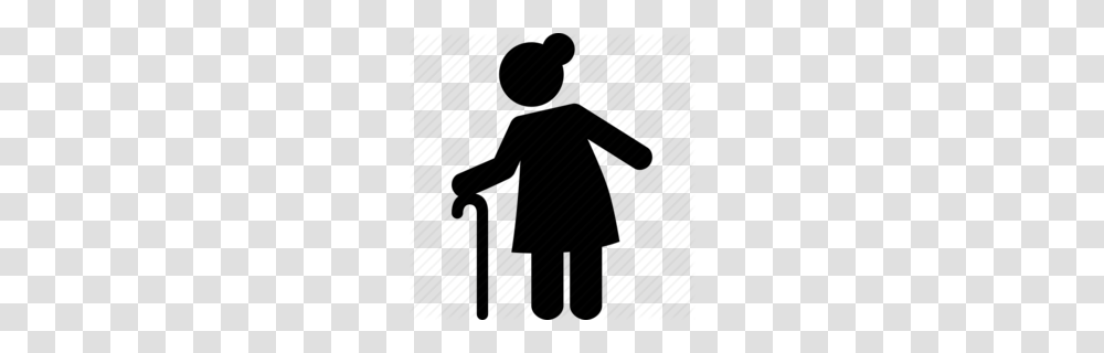 Download Old Woman Icon Clipart Computer Icons Clip Art, Silhouette, Person, Human Transparent Png