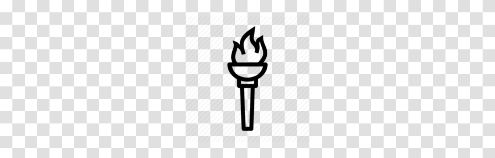 Download Olympic Torch Outline Clipart Summer Olympic Games Clip Art, Hand, Key, Stencil Transparent Png