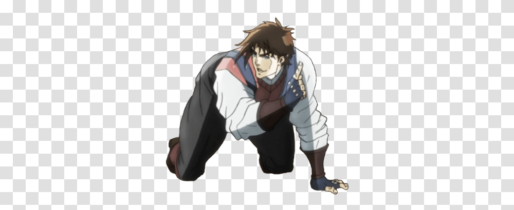 Download Once You May Spank It Once Joseph Joestar Full Killer Queen Already Touched, Person, Clothing, Manga, Comics Transparent Png