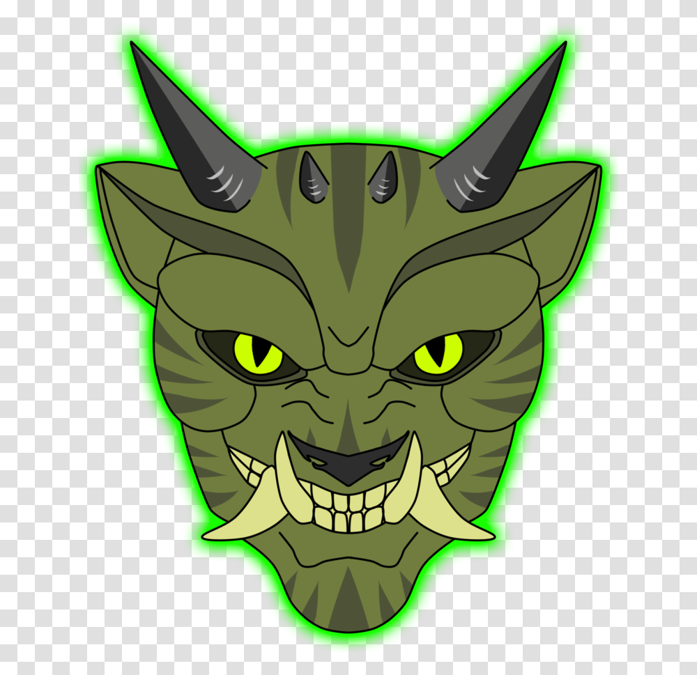 Download Oni Mask Pic For Designing Projects Cat Oni Mask, Plant, Produce Transparent Png