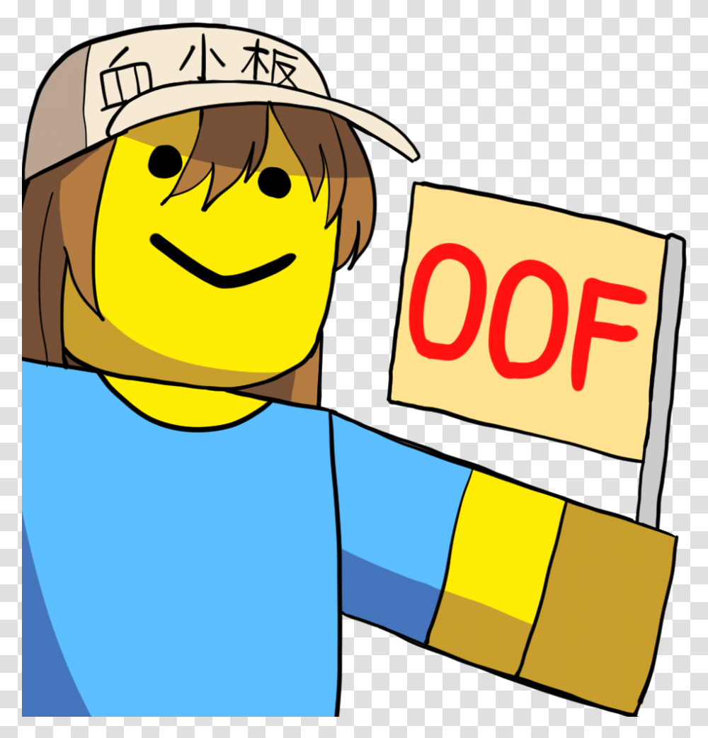 Download Oof Oof Head Roblox Oof, Clothing, Apparel, Text, Word Transparent Png