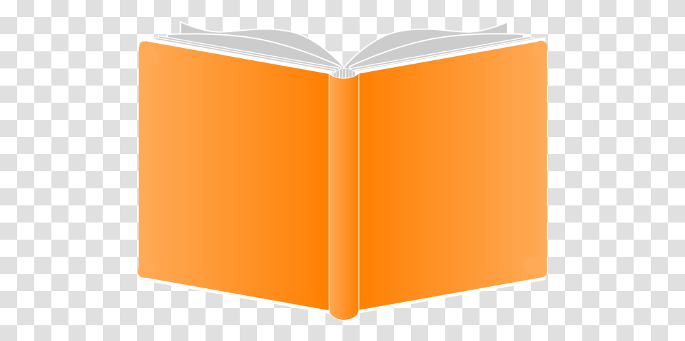 Download Open Book Cover Image With No Background Orange Open Book Clipart, Reading, Box, Novel, Library Transparent Png