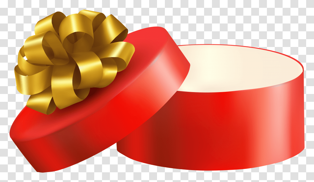 Download Open Christmas Present Open Present Clip Art Open Gift, Lamp, Soap, Gold Transparent Png