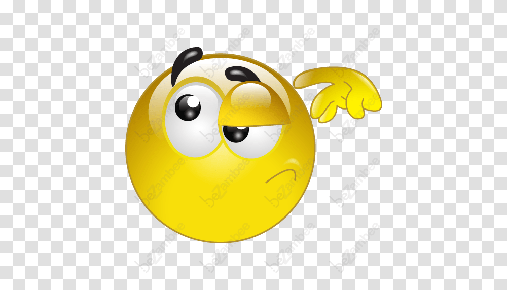 Download Open Minded Emoji Clipart Smiley Emoji Emoticon Emoji, Plant, Animal Transparent Png