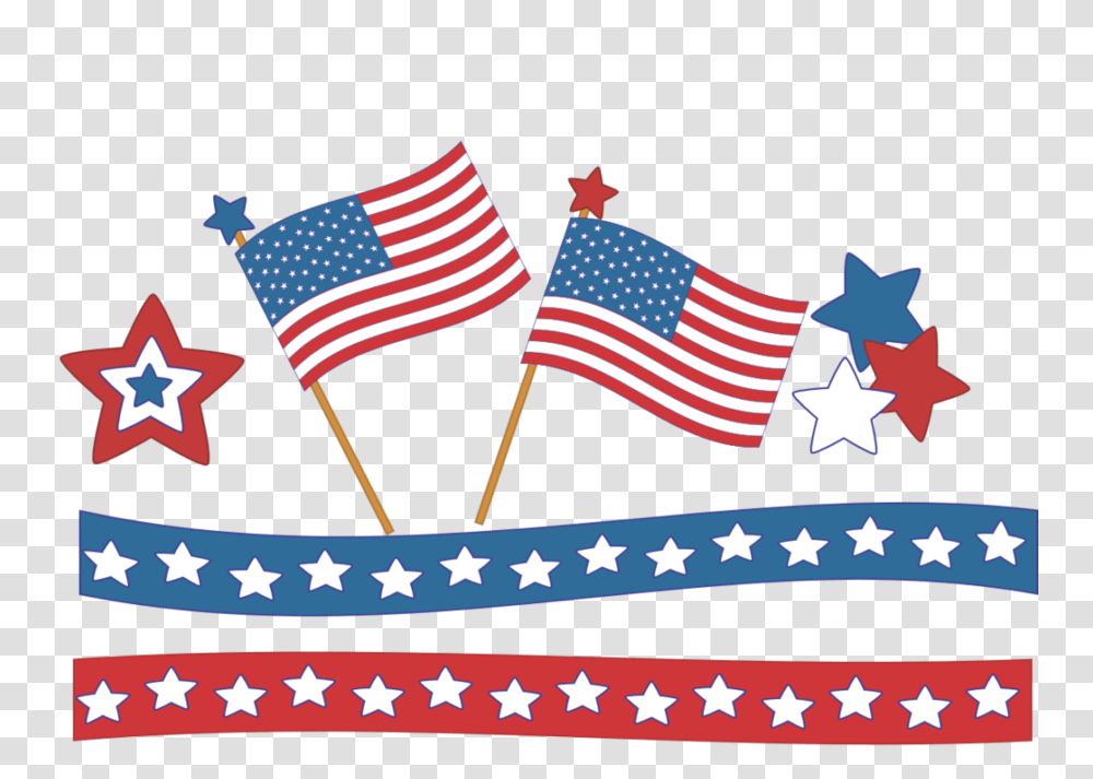 Download Open Of July Clipart Independence Day Parade Clip Art, Flag, American Flag Transparent Png