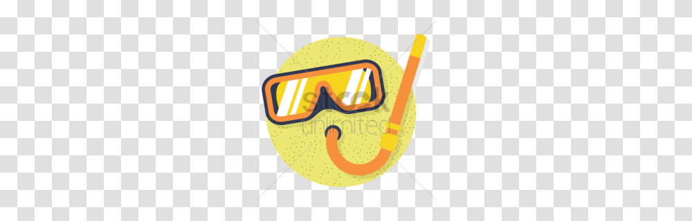 Download Orange Clipart Goggles Clip Art Illustration Yellow, Accessories, Accessory, Helmet Transparent Png