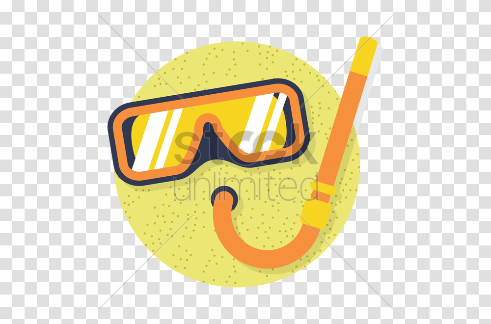 Download Orange Clipart Goggles Clip Art Illustration Yellow, Accessories, Sport, Water Transparent Png