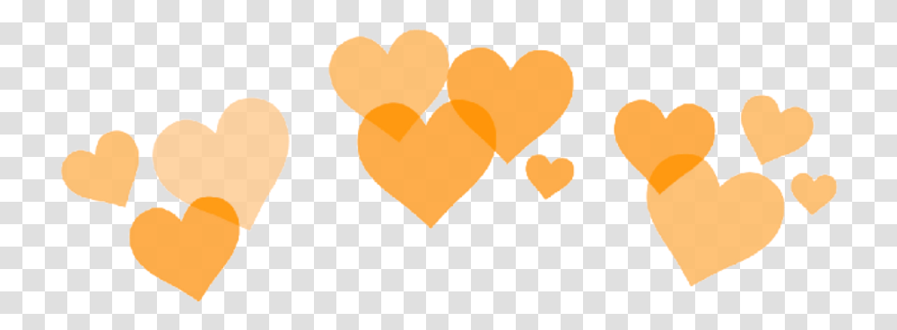 Download Orange Heart Hearts Crown Heartcrown Hearts, Alphabet, Text, Label, Hand Transparent Png