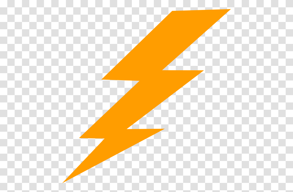 Download Orange Lightning Bolt Image With No Background Lightning Bolt Thunder, Symbol, Logo, Axe, Tool Transparent Png