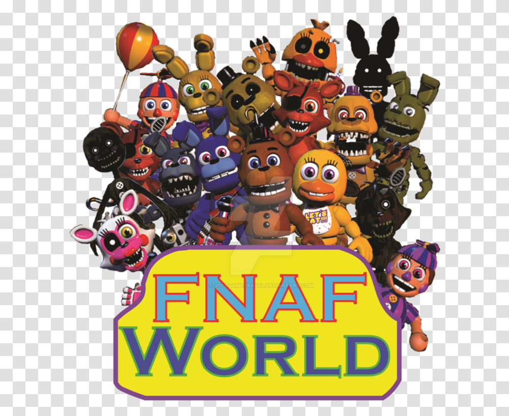 Download Order The Fnaf Games Best To Worst Fnaf World Fnaf World Logo, Poster, Advertisement, Flyer, Paper Transparent Png