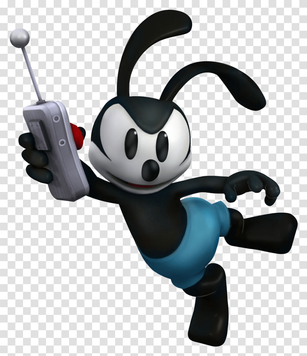 Download Oswald The Lucky Rabbit Picture Oswald Disney Epic Mickey, Electronics, Robot, Machine, Sink Faucet Transparent Png