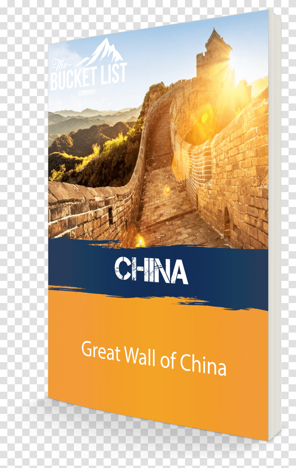 Download Our Guide To The Great Wall Of China Flyer, Poster, Advertisement, Paper, Architecture Transparent Png