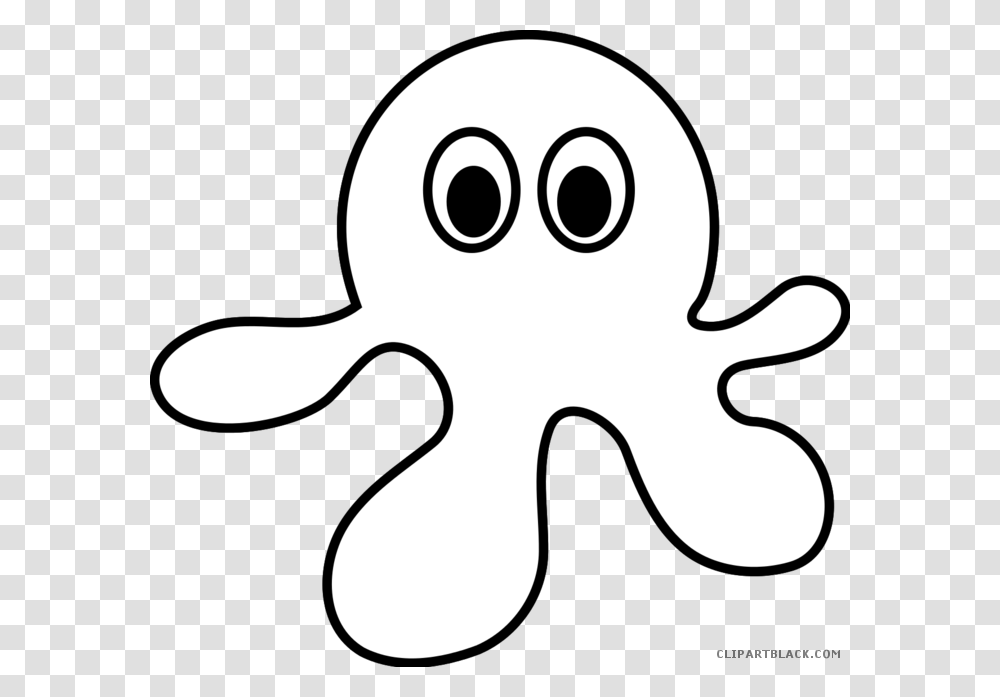 Download Outline Image Of Octopus Clipart Octopus Clip Art, Stencil, Silhouette Transparent Png