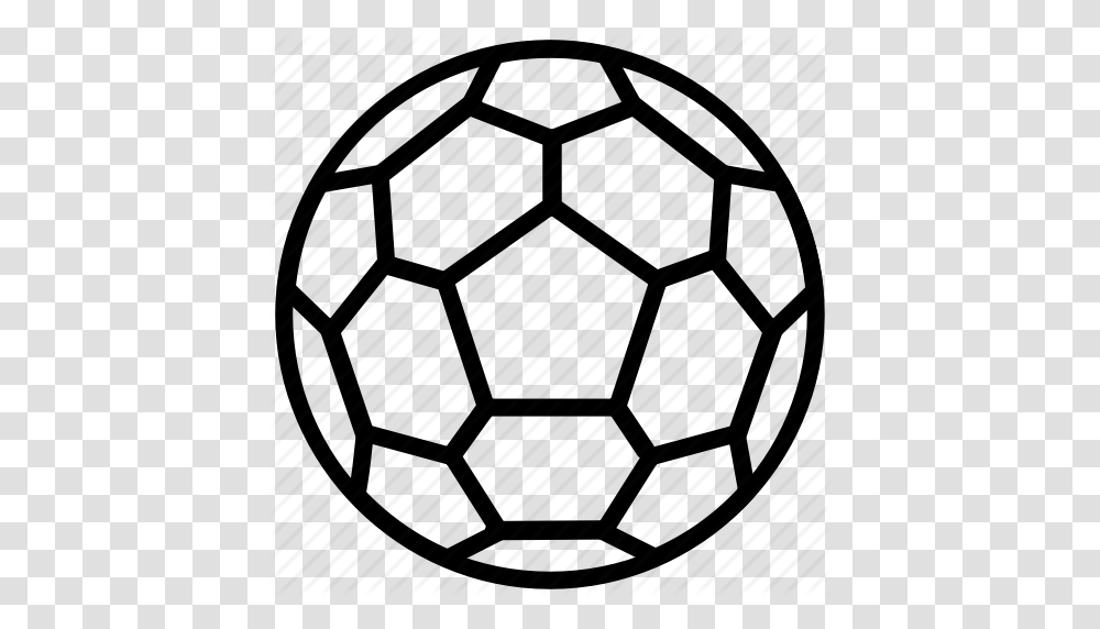 Download Outline Of A Football Clipart Ball Clip Art Ball, Sport, Sports, Team Sport, Soccer Transparent Png