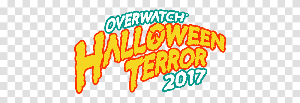 Download Overwatch Halloween Terror Overwatch Halloween Terror, Text, Alphabet, Leisure Activities, Meal Transparent Png