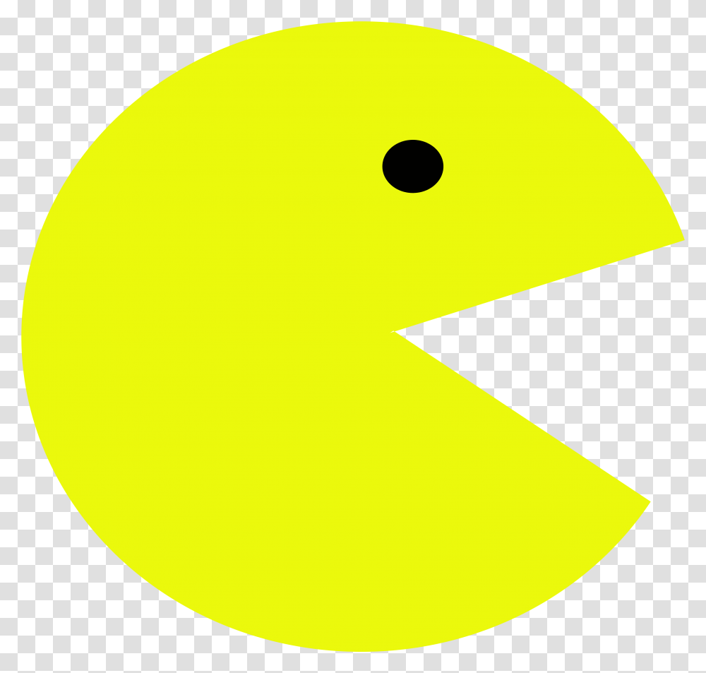 Download Pac Man Circle Full Size Image Pngkit Angry Pacman, Tennis Ball, Sport, Sports, Balloon Transparent Png