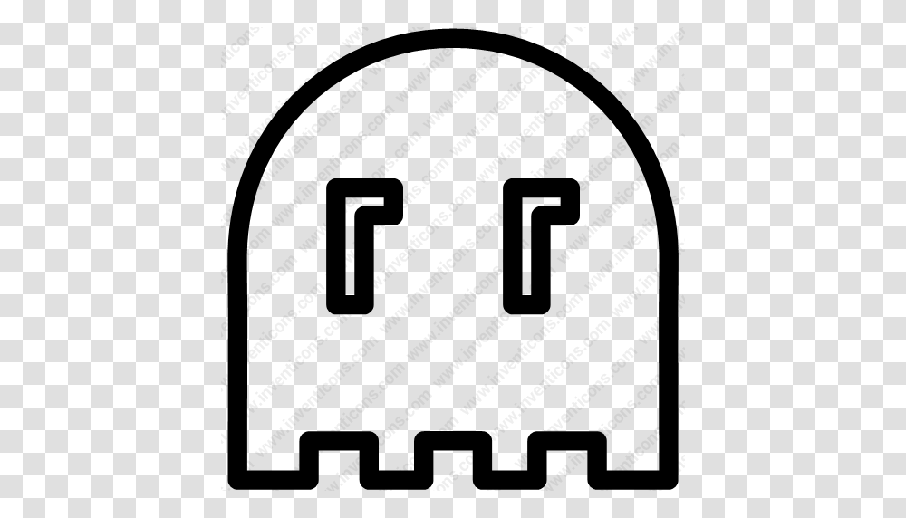 Download Pacman Ghostpacmangamefaceghost Icon Inventicons, Gray, World Of Warcraft Transparent Png