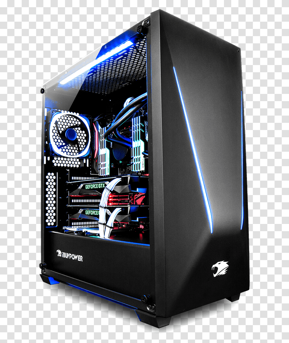 Download Paladin Z350 Gaming Pc W Gaming Pc Background, Computer, Electronics, Computer Hardware, Electronic Chip Transparent Png