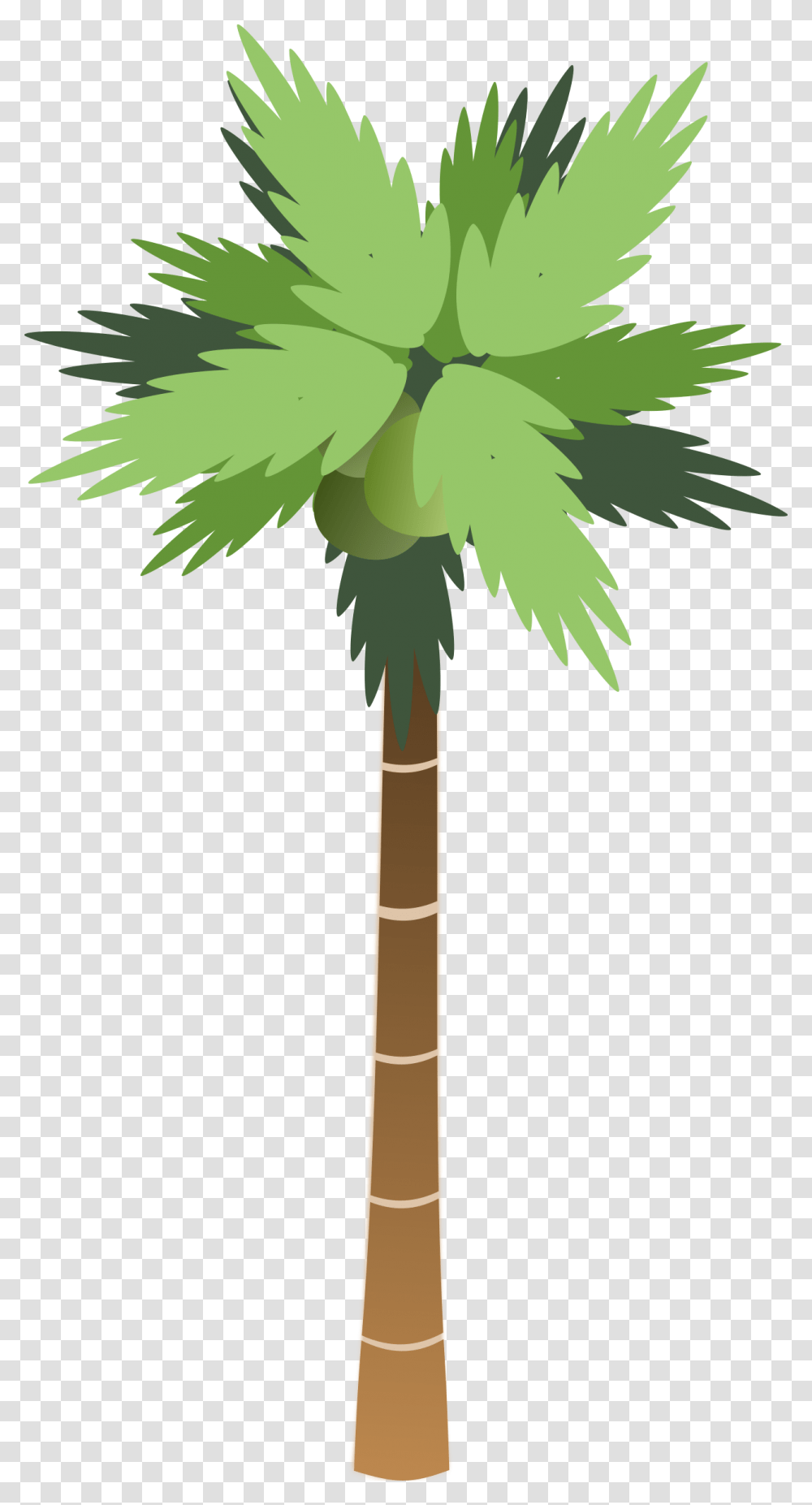 Download Palm Tree Hq Image Freepngimg Palm Tree Clip Art, Plant, Leaf, Arecaceae, Stick Transparent Png