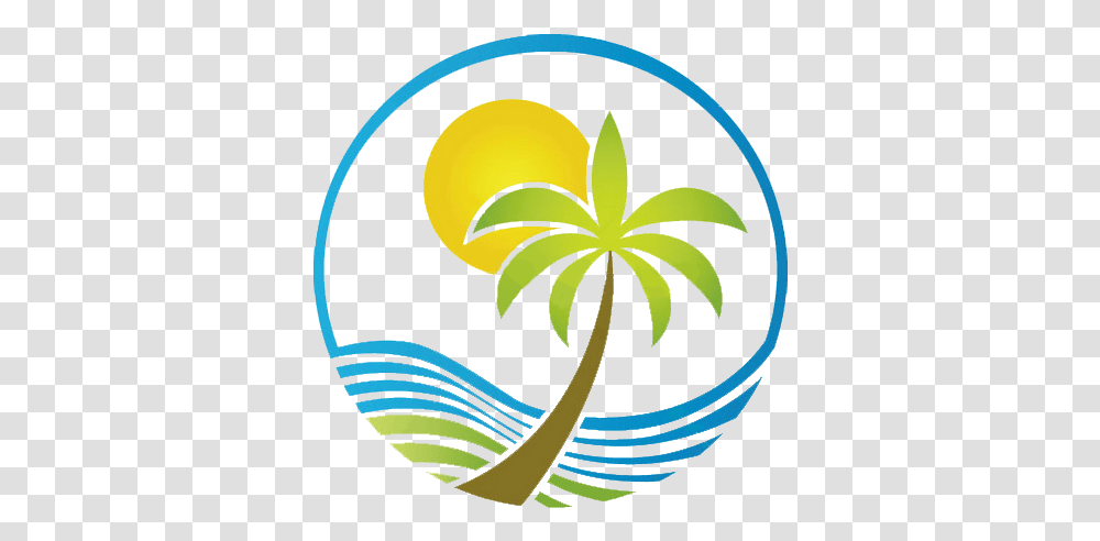 Download Palm Tree Vector Palm Trees Logo Full Size Palm Tree Logo, Tabletop, Furniture, Graphics, Art Transparent Png