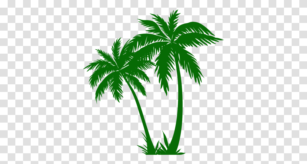 Download Palm Trees Silhouette Clip Art Imagee Wind Silhouette, Leaf, Plant, Arecaceae, Bird Transparent Png