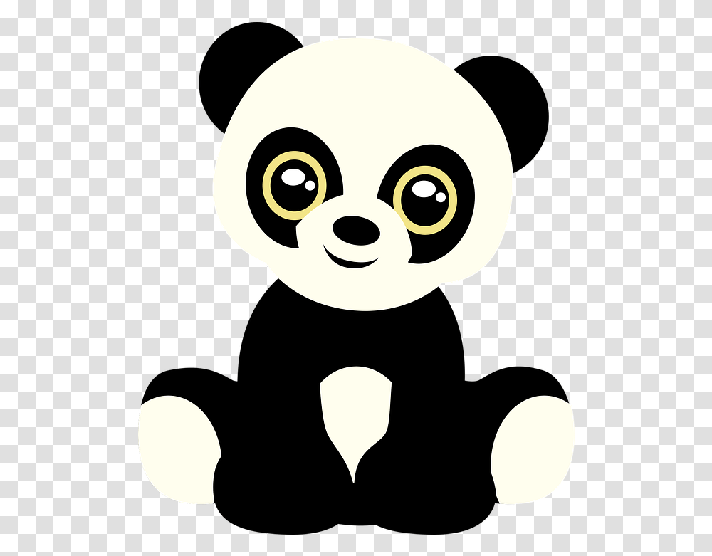 Download Pandapngtransparentimagestransparent Gyan Panda, Animal, Mammal, Stencil, Wildlife Transparent Png
